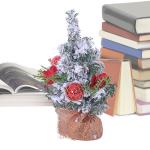 Small Christmas Tree for Home | Table Centerpiece Christmas Tree | Holiday Home Accents, Charming Tabletop Christmas Tree, Burlap Base Tree, Seasonal Table Centerpieces