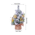 Small Christmas Tree for Home | Table Centerpiece Christmas Tree | Holiday Home Accents, Charming Tabletop Christmas Tree, Burlap Base Tree, Seasonal Table Centerpieces