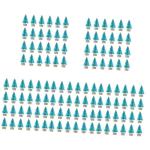 5 Sätze Mini-Weihnachtsbaum Mini-weihnachtskiefer Mini-weihnachtsbäume Weihnachtsbaumdeko Weihnachtsbäume Geschmückt Künstlicher Christbaumschmuck Sisal-Seide Blue 24 Stück *