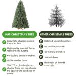 Nordmann Premium kunstkerstboom, 210 cm, natuurgetrouwe voorbehandelde dennennaalden, dichte takken, dennenboom met handgemaakte houten standaard, 600 takjes