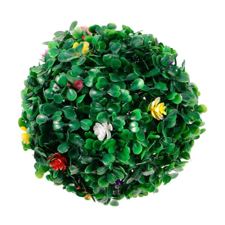 3st Grasball Blumenball Kunstrasen-anhänger Dekorative Hängende Kugeln Hängende Anhänger DIY Grasbälle Künstliche Formschnittkugel Lebendige Formschnittkugel Kunstrasenball P