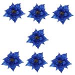 14 STK künstliche Blumen Weihnachtsbaum blumenschmuck Weihnachtsstern-Picks Rot Tür weihnachtsdeko künstliche blüten Hochzeitsdekoration Weihnachtskranz Blumen pe Blumendekor S