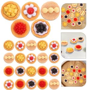 Fake Kuchen künstliche Kuchen Künstliche Eierkuchenmodelle, Gefälschtes Dessertmodell, Künstliche Lebensmittel Für Fotografie-Requisiten Realistisches Essen(E)