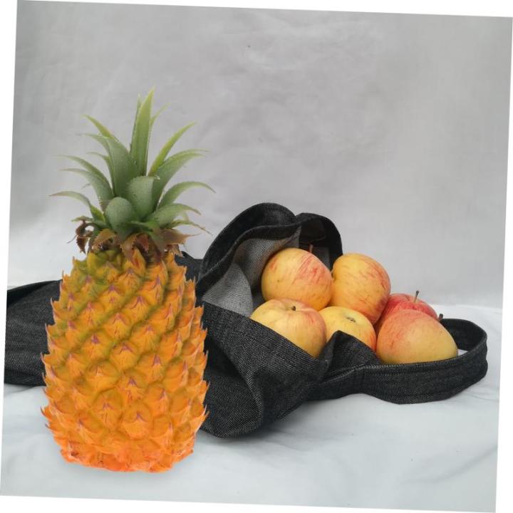 3St simulierte Ananas-Ornamente Ananas-Statue gefälschte Äpfel Ananas-Kunststoffmodell Ananas Schaufensterdekoration Obst Modelle künstliche Ananas Fake-Ananas-Modell-Dekor Pu