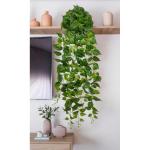 Kunstmatige hangplanten, hangende kunstplant, decoratieve plant, groene planten voor vierwand, woondecoratie