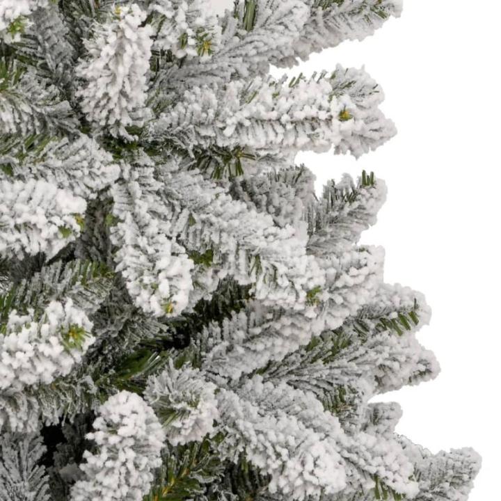 Tannenbaum Kunstbaum mit PVC-Spitzen, Weihnachtsdeko Dekobaum für Innen Außen Künstlicher Weihnachtsbaum Klappbar Beschneit 270 cm