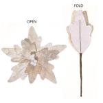 Große Weihnachtsblumen, 30cm, 6 Stück, künstliche Weihnachts Blumen Samt, Weihnachtsbaum Blumen Ornamente, gefaltet, für Weihnachtsdekoration, Neujahr,Hochzeit ﻿ (Schwarzgrü