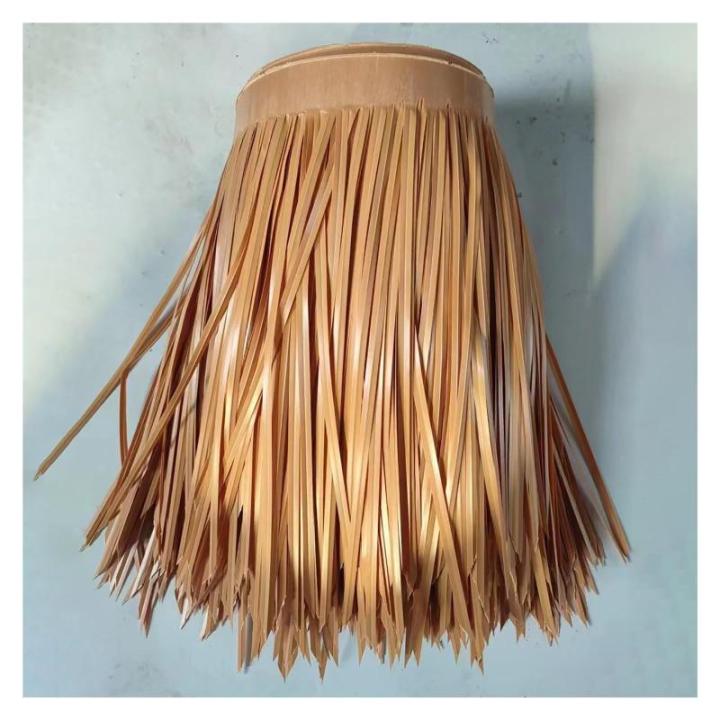 Reisstroh Dach, Künstliche Strohfliesen, Palmgras Rolle, Kunststoff PE Strohdach, Künstliche Strohrolle, Synthetische Palmenstroh Paneele, Für Garten, Terrasse, Bar, Holzhaus, S