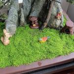 100 g kunstmos om te decoreren, knutselmos, nep decoratief mos om te knutselen, decoratie, voor muur, kerststal, aquarium, creatief groen, kamerplantendecoratie, modelbouw, donkerg