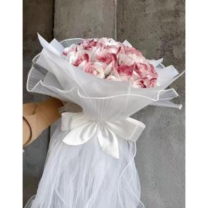 Hochzeitsstrauß for die Braut mit künstlichen Blumen, künstlichen Blumen, Dekorationszubehör for die Hochzeits- und Verlobungszeremonie, künstlicher Blumenstrauß aus Seide(Re