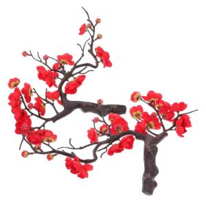 2 Stück Simulation Von Pflaumenblüten Hausdekorationen Für Zuhause Vasen Künstliche Blumen Künstliche Pflaumenblütenzweige Künstliche Pflaumenblütenzweige Künstliche