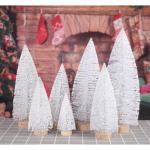 Christmas Tree Tannenbaum KüNstlich Dekoration for Den Innenbereich Mit Albero Di Natale Ovale Bianco Nevoso ChristbäUme Sztuczna(26cm)