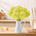 Kunsthortensia bloemen, 12 stuks, , chrysant, , herfstzijden bloemen, kunsthortensiabloemen voor bruiloftsdecoratie, woondecoratie,