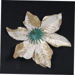 15st Weihnachtsblume Christbaumschmuck Weihnachtssternkranz Selber Machen Weihnachtssternblüten Künstliche Pflanzen Im Freien Weihnachtsglitter Künstliche Golden Plastik