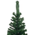 Künstlicher Weihnachtsbaum Beleuchtung Kunstbaum Weihnachten Christbaum Tannenbaum Künstlicher Weihnachtsbaum mit Ständer für Weihnachten DekorationKugeln L 240 cm Grün
