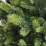 61 cm mini-kunstkerstboom met 62 takken en cementbasis, mini-tafelblad, dennenboom, moeilijk ontvlambaar, tafelkerstboom, klein, voor kerstdecoratie, groen