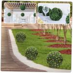 4 Stück Grasballständer Topiary-kugelstützkäfig Kugelkäfig Aus Buchsbaum Halter Für Blumengraskugeln Dekorative Pflanzenkugel Graskugel-Ornament-Rack Grüner Grasball Plastik