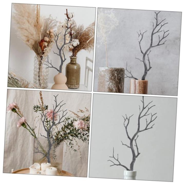 3st Künstlicher AST Blumenstrauß Künstlich Fallen Mittelstücke Für Esstisch Herzstück Äste Tischdekorationen Bodenvase Gefälschte Zweige Vase Füllende Zweige Links Black P