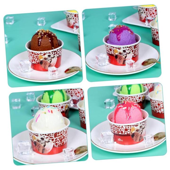 24 Stück Eiscreme Modell Gefälschte Eiscreme Kugeln Simulierte Eiscreme Kugeln Eiscreme Kugeln Gefälschte Eiscreme Requisiten Simulation Eiscreme Kugeln Requisite Eiscreme