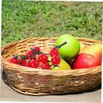 2 Stück Simulierte Kirschtomaten Dekorative Früchte Künstliche Früchte Künstliche Kirschtomaten Simulierte Tomaten Lebensechte Tomaten Girlande Künstliche Früchte Dekore
