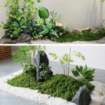 Hergestellt aus Kunststoff, lebensechtes Kunstmoos für Blumentopf-Dekoration und Bastelprojekte (hellgrün 30)