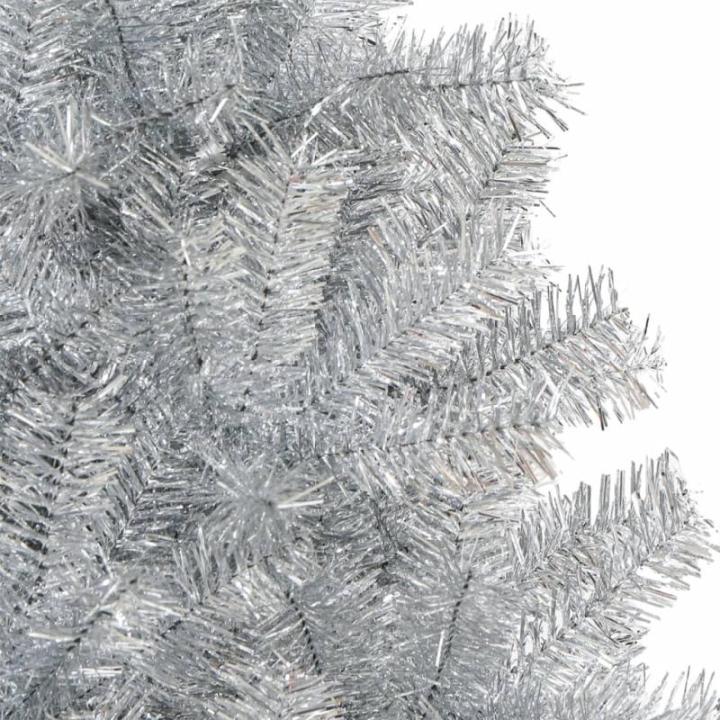 Christbaum künstlich,USB Weihnachtsbaum,Tannenbaum,Künstlicher Weihnachtsbaum mit Ständer Silbern 240 cm PETchristmas Tree,Weihnachtsbaum mit Beleuchtung,