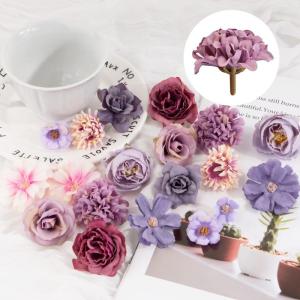 20 stuks , bloemkoppen, , mini-bloemkoppen voor bruiloft, thuis, knutselen, scrapbooking, decoratie