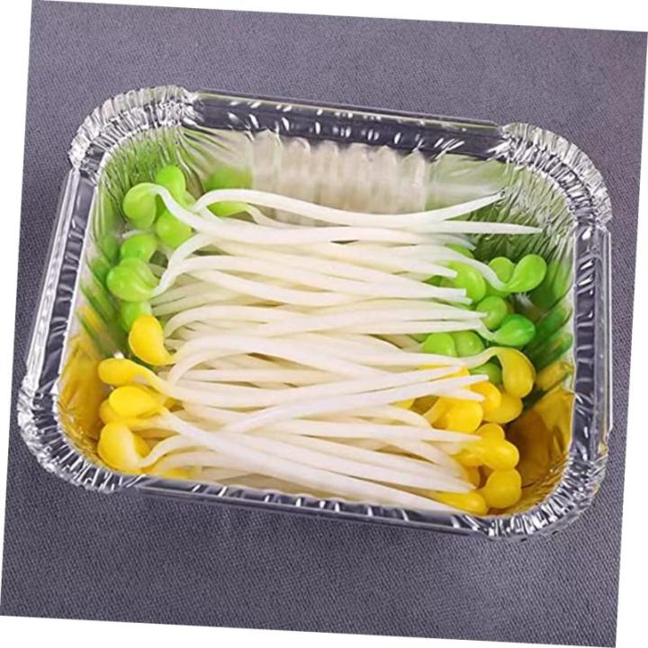 1 Satz Foto-Requisiten Home Decor Wohnungsdeko Gefälschtes Gemüse Realistisches Gemüse Künstliche Sojasprossen-Ornament Rustikale Küchendekoration Plastik Light Green 50 Stüc