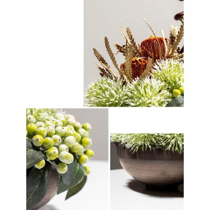 Kunstblumen Elegantes künstliches Blumenarrangement – ​​Topfpflanzen aus Keramik und Silikon für Hotel-, Restaurant- und Heimdekoration für jeden Anlass