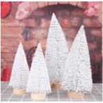 Christmas Tree Tannenbaum KüNstlich Dekoration for Den Innenbereich Mit Albero Di Natale Ovale Bianco Nevoso ChristbäUme Sztuczna(26cm)