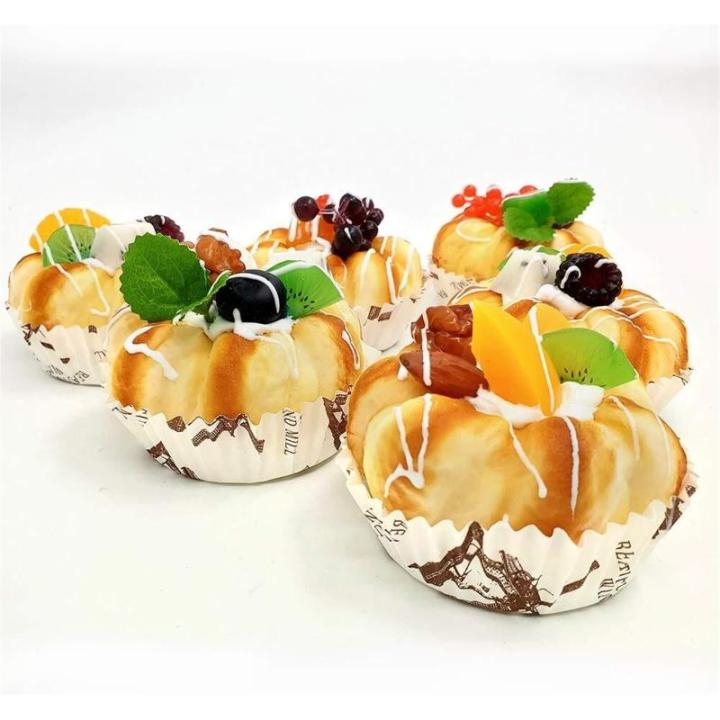 Fake Kuchen künstliche Kuchen Nachahmung Faux Replik Kuchen Brot Dessert Für Display Requisiten Modell Home Küche Party Realistisches Essen