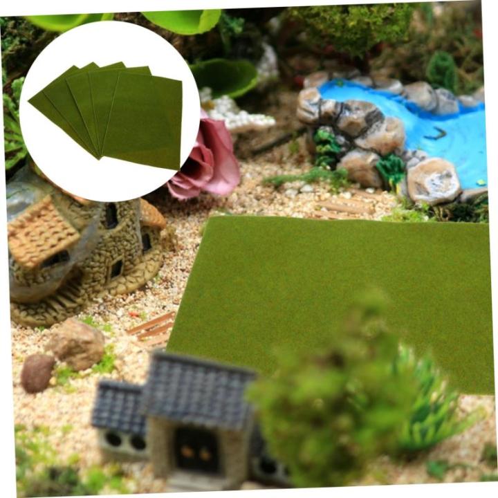 5st Mit Nylon Beflocktes Gras Sandtisch Hintergrund Grasrasen Selber Machen Rasen Für Sandtisch Sandtisch-rasenmatte Sandbrettrasen Rasenrasen Selber Machen Kunstrasen Plastik