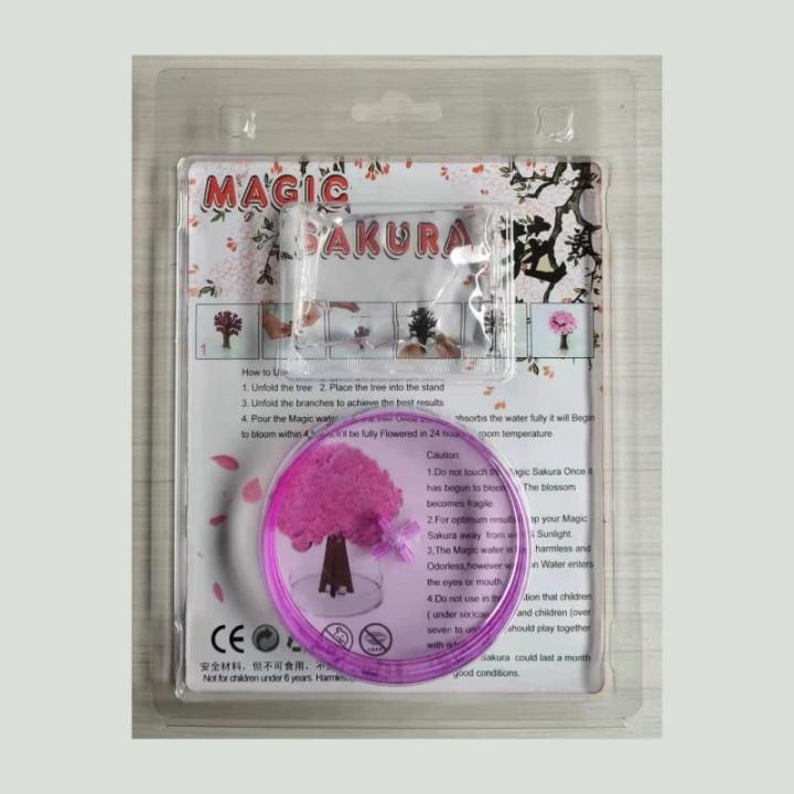 【UK Stock】Mini kerstboom magie groeien, papieren boom DIY kristal kweekkit/ornamenten decoratie speelgoed nieuwigheid kerstcadeau jongens meisjes wetenschapskits en speelgoed l