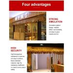 ZJGZDCPHDPB Palm Thatch Roll Künstliche Stroh Kunststoff Künstliche PVC Holzhaus Pavillon Fake Stroh Natürliche Dachdekoration Feuerfest Und Flammenhemmend Thatch Roll（Farbe:g