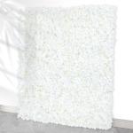 Seidenblumen-Wandhintergründe – Blumen-Wandpaneele, 6 Stück, 3D-Blumen-Wandhintergrund, Hochzeits-Hintergrund für Babyparty, Brautparty, Mittelstück, Dekoration, 1,2 x 1,2 m
