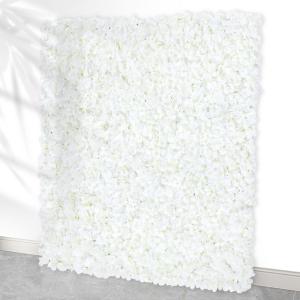 Seidenblumen-Wandhintergründe – Blumen-Wandpaneele, 6 Stück, 3D-Blumen-Wandhintergrund, Hochzeits-Hintergrund für Babyparty, Brautparty, Mittelstück, Dekoration, 1,2 x 1,2 m