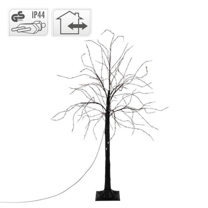 Led-boom 120 cm met 480 warmwitte leds, kunstkerstboom, lichtboom met stervormige lampen, decoratieve boom voor Kerstmis, flexibele takken, kerstdecoratie voor binnen en buiten, IP