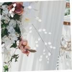 4 Stück Kristallperlen Acryl Blumenzweig Perlen Blumenzweig Knospenzweig Künstlicher Blumenzweig Acrylzweig Hochzeit DIY Blumenhandwerk Perle Heim DIY Acryl Pflanze