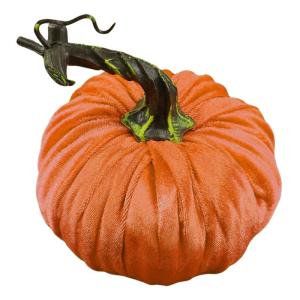 Samt-Set – Künstliche Kürbisse Mit Echten Stielen In Verschiedenen Größen – Für Halloween, Thanksgiving, Herbstdekoration, Erntefest Und Präsentation, Luxuriöse, Realist
