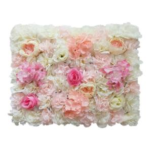 23,6 X 15,7 Zoll Großes Kunstblumen-wandpaneel, Für Hochzeitsfeier, Heimdekoration, Künstliche Seidenblumen-hintergrunddekoration(Color:20pcs)