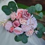 , Foam Fake Combo Box Set, Bloemen met stengels, voor DIY Bloemstukken Boeketten Bruiloft Feest Thuis Baby Shower Decor (Delicate Blush)