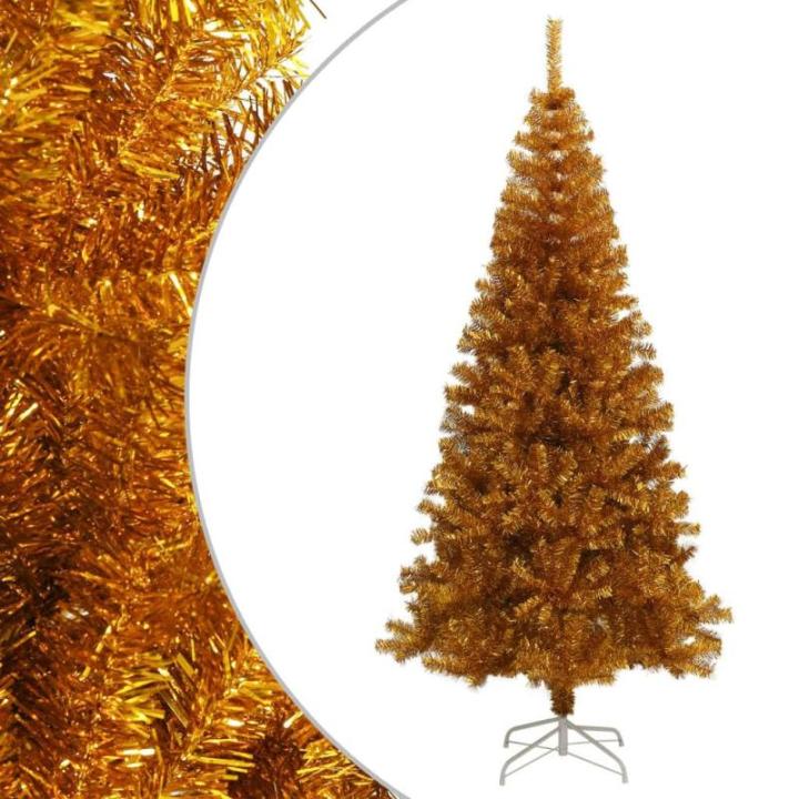 Christbaum künstlich,USB Weihnachtsbaum,Tannenbaum,Künstlicher Weihnachtsbaum mit Ständer Golden 240 cm PETchristmas Tree,Weihnachtsbaum mit Beleuchtung,