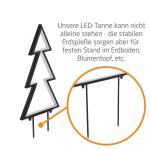 Led-boom 153 leds, 40 cm hoog, met grondstekker, dennenboom outdoor XS