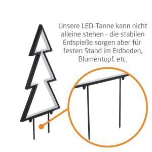 Led-boom 153 leds, 40 cm hoog, met grondstekker, dennenboom outdoor XS
