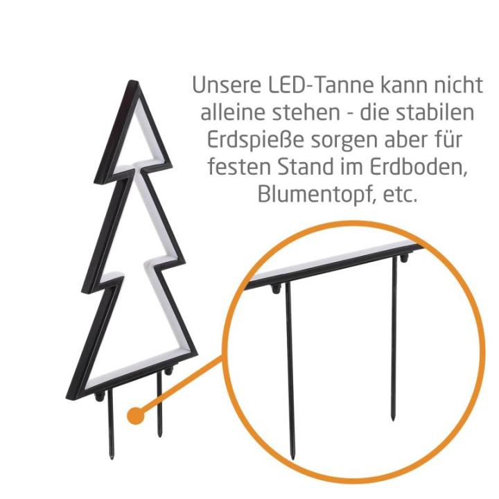 Led-boom 153 leds, 40 cm hoog, met grondstekker, dennenboom outdoor XS