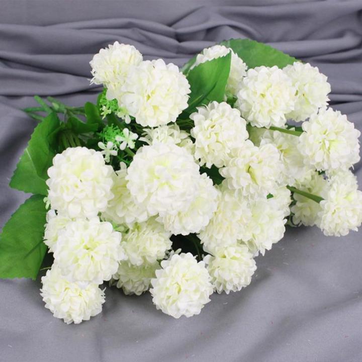 Künstliche Blumen Hortensien Blume Hortensie Blumenarrangements mit Hochzeit Kunstblumen für Hochzeitsstrauß Home Garden Party Office Arrangements 0501