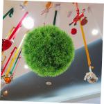 Ball aus Kunstrasen Künstliche Formschnittkugel Kunstrasenball hängende Pflanzenkugel weihnacjtsdeko deckenverkleidung Topiary-Ball lebendige Formschnittkugel Plastik Green