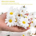 200 stuks kleine , slinger, , witte madeliefjes voor slingers, corsages, bloemenornamenten