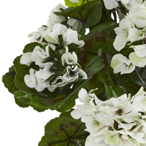 Geranium Artificial Bush, UV-bestendig, set van 3 (indoor/outdoor)