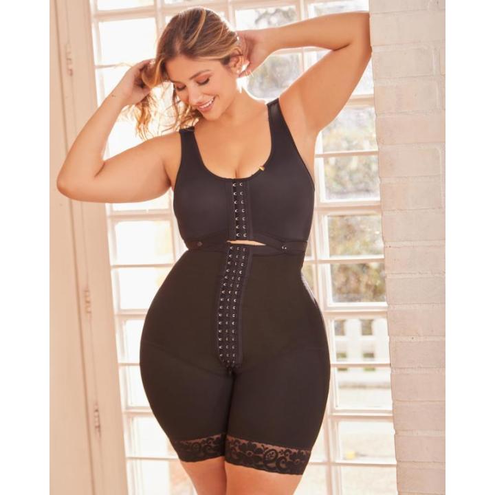 Fajas Colombianas Reductoras y Moldeadoras High Compression Clothing After Liposuction Full Bodysuit SCM0083